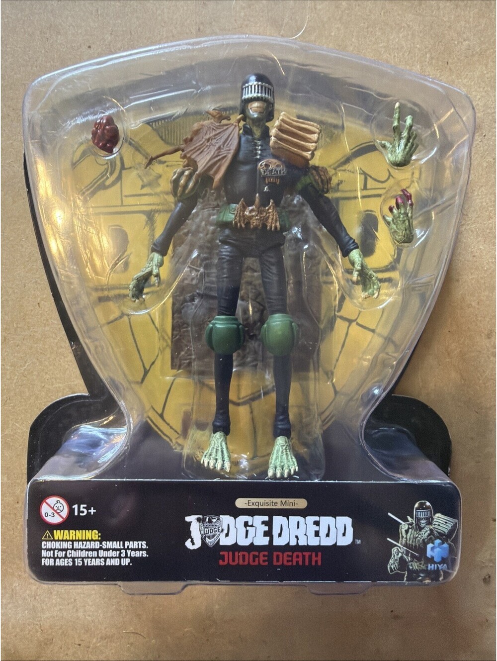 Hiya Toys Judge Dredd Judge Death 1:18 Scale Exquisite Mini Action Figure